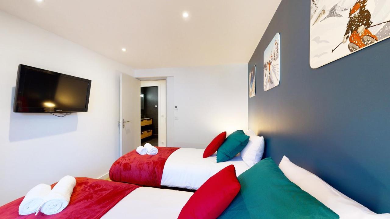 Elegant Et Moderne Avec Vue Montagne Au Coeur De Paradiski - Garage - 8Pers - 90M2 - Sabaudinha La Plagne Buitenkant foto